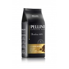 Pellini N3 Gran Aroma 100%  Арабика, 1 кг зърна